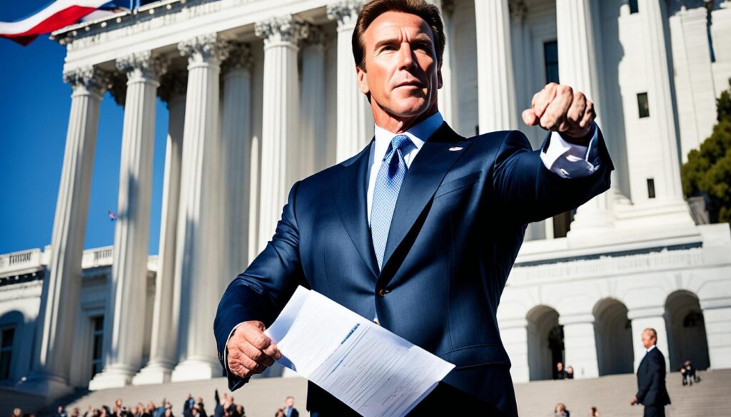 Arnold Schwarzenegger als Gouverneur Kaliforniens